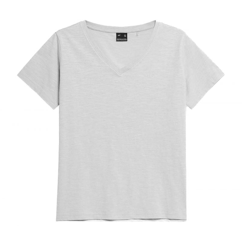 T-shirt 4f W Light Gray női Póló 4FSS23TTSHF582CHŁODNYJASNYSZARY