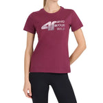 4F T-shirt F3496 dark 53S női póló, rózsaszín