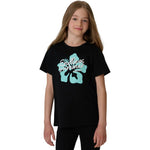 4F T-shirt for girls F2938 deep 20S fekete gyerek póló 4FJWSS26TTSHF293820S