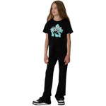 4F T-shirt for girls F2938 deep 20S fekete gyerek póló 4FJWSS26TTSHF293820S