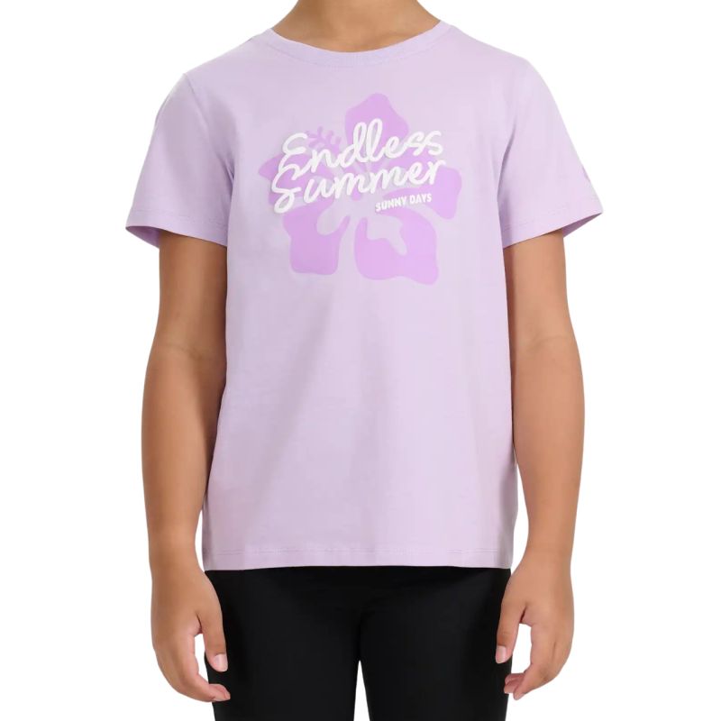 4F T-shirt for girls F2938 light purple 52S lila gyerek póló 4FJWSS26TTSHF293852S
