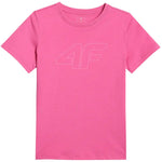 4F T-shirt for girls F3004 dark 53S rózsaszín gyerek