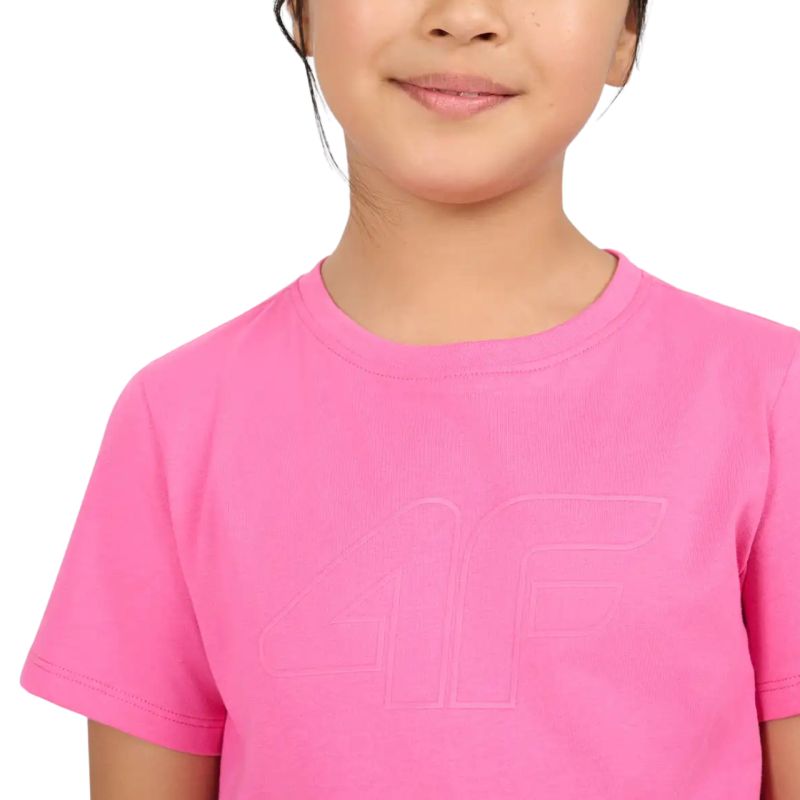 4F T-shirt for girls F3004 dark 53S rózsaszín gyerek