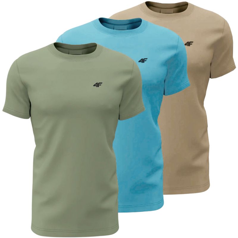 4f T-shirt M3094 3pack M 4FWSS25TTSHM3094 90S póló - Sportmania.hu