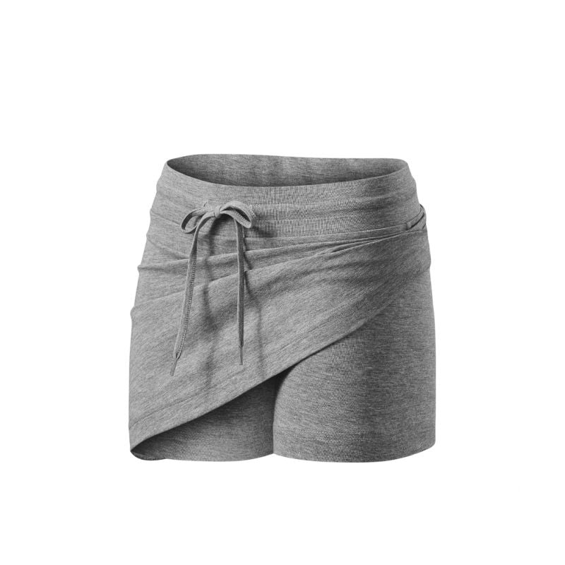 4f Two in one women's skirt (dark gray melange) női MLI-60412