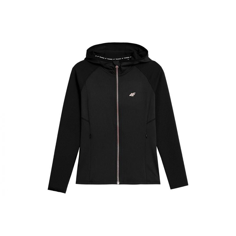 4f W Sweatshirt H4z21-Bldf012 Black kapucnis pulóver - Sportmania.hu