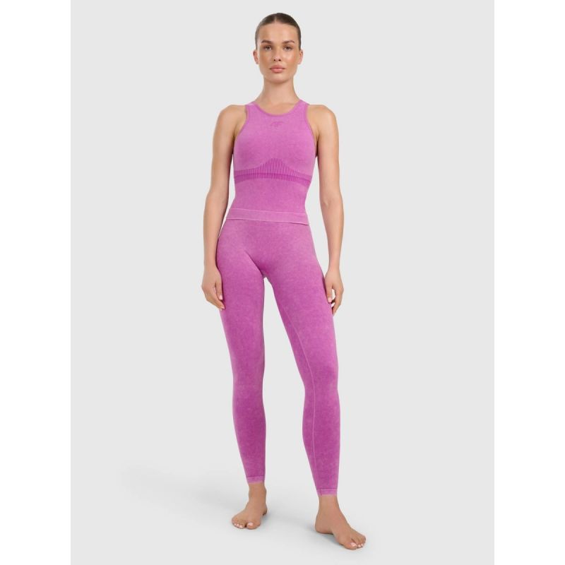 Women's 4F Slim Quick-Drying Yoga and Pilates Top edzőfelszerelés 4FWAW25TFSLF578-54A