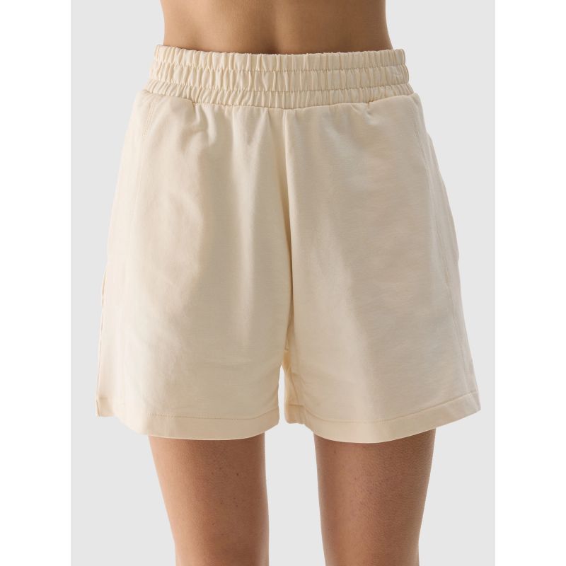 4F Women's cotton sweat shorts női rövidnadrág 4FWSS24TSHOF350-12S