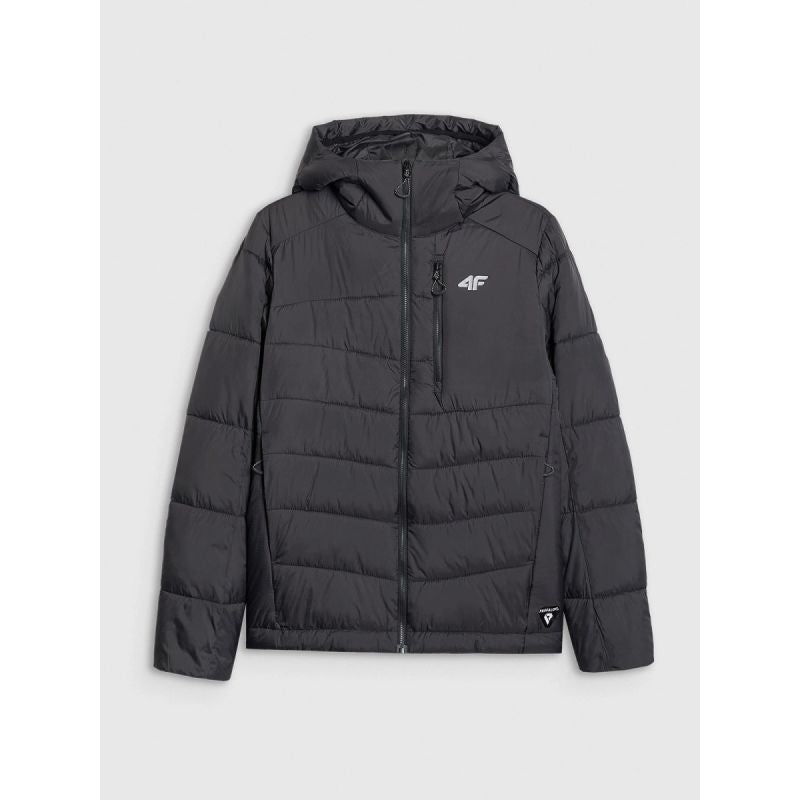 Women's down trekking with Primaloft Silver filling szürke női kabát 4FRAW25TDJAF0792-20S