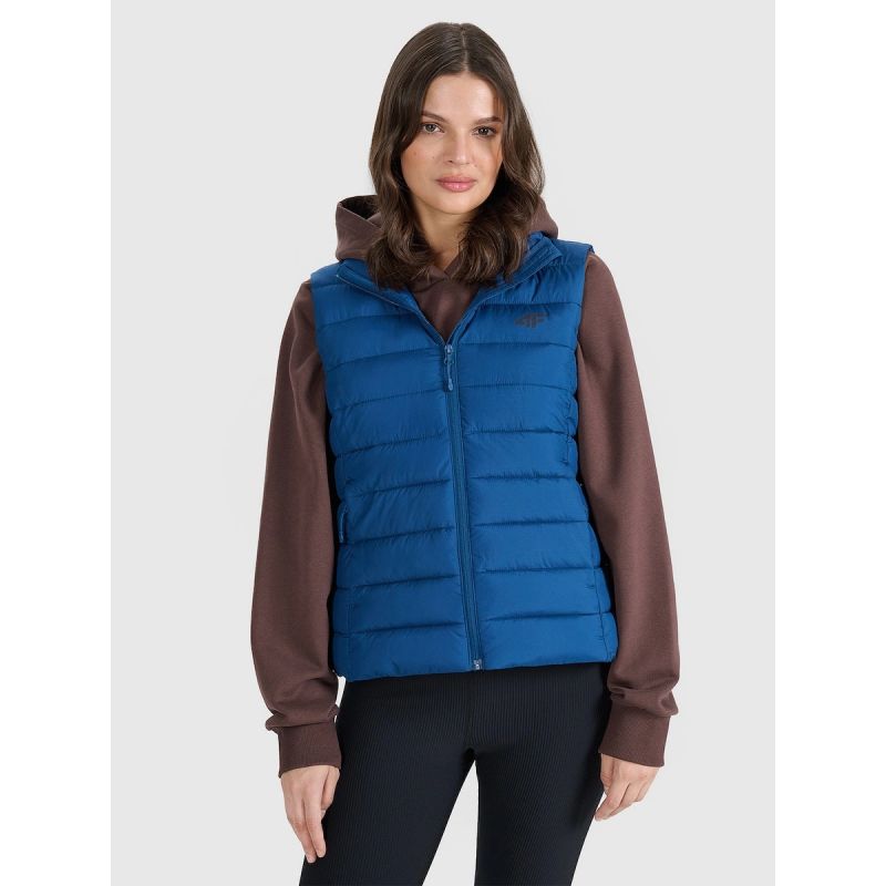 Women's down vest with synthetic filling 4F 4FWAW25TVJAF218-51S női mellény