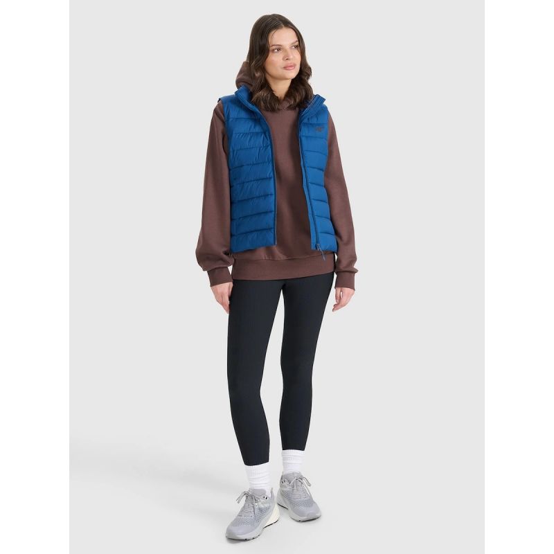 Women's down vest with synthetic filling 4F 4FWAW25TVJAF218-51S női mellény