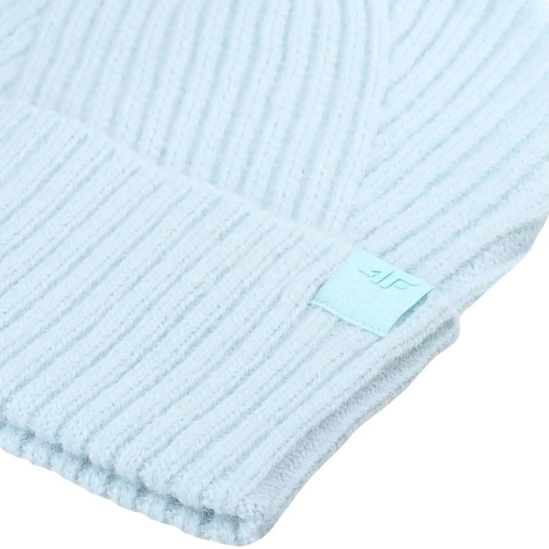 4f Women's F569 light blue Kötött sapka 4FWAW25ACAPF56934S