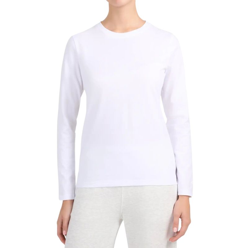 4F Women’s F639 Long-Sleeve T-Shirt, 10S póló, fehér