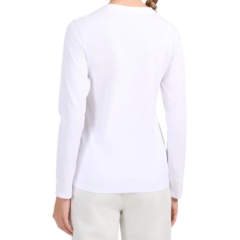 4F Women’s F639 Long-Sleeve T-Shirt, 10S póló, fehér