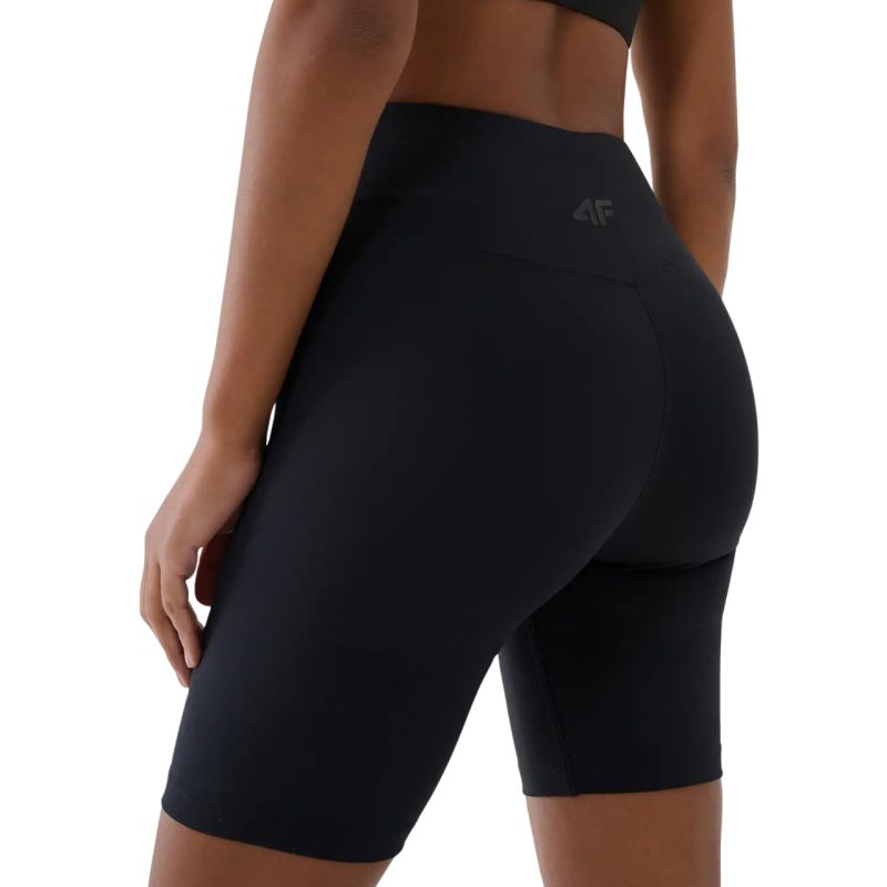 4F Women's FNK F085 deep 20S fekete női rövidnadrág 4FWSS26TFSTF08520S