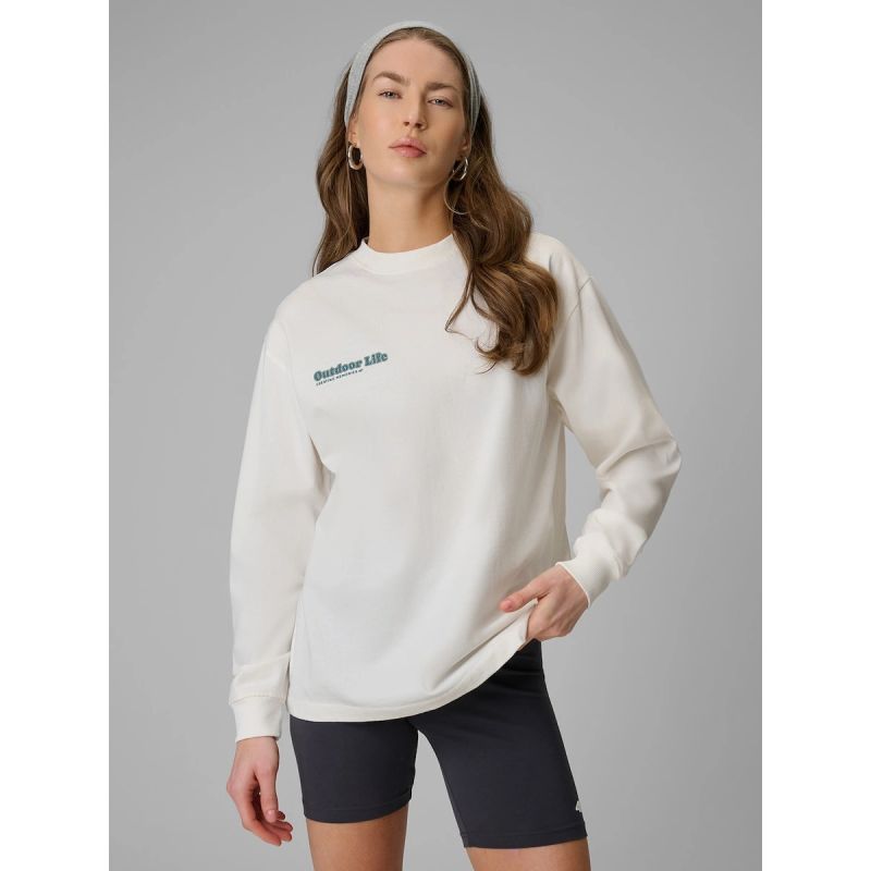 4F Women's longsleeve regular with print női