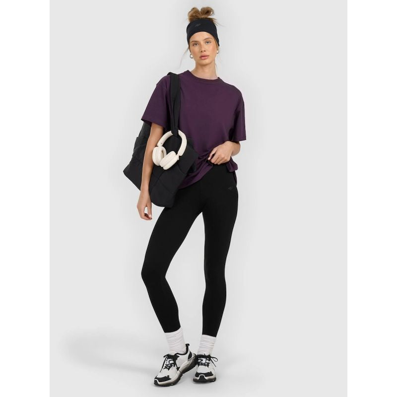 4F Women's loose plain T-shirt női póló