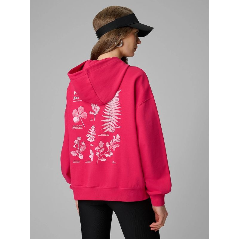 4F Women's loose sweatshirt with hood női pulóver