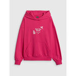 4F Women's loose sweatshirt with hood női pulóver