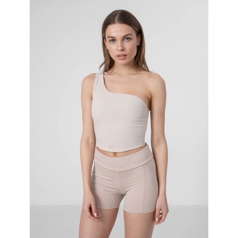 4F Women's One-Shoulder Yoga H4Z22- női crop top