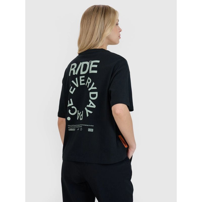 4f Women's oversize printed T-shirt női Póló 4FWSS25TTSHF1993-20S