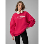 4F Women's oversize sweatshirt without hood női pulóver