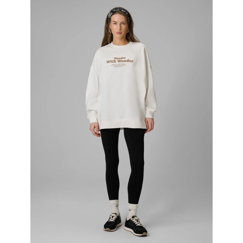 4F Women's oversize sweatshirt without hood női pulóver