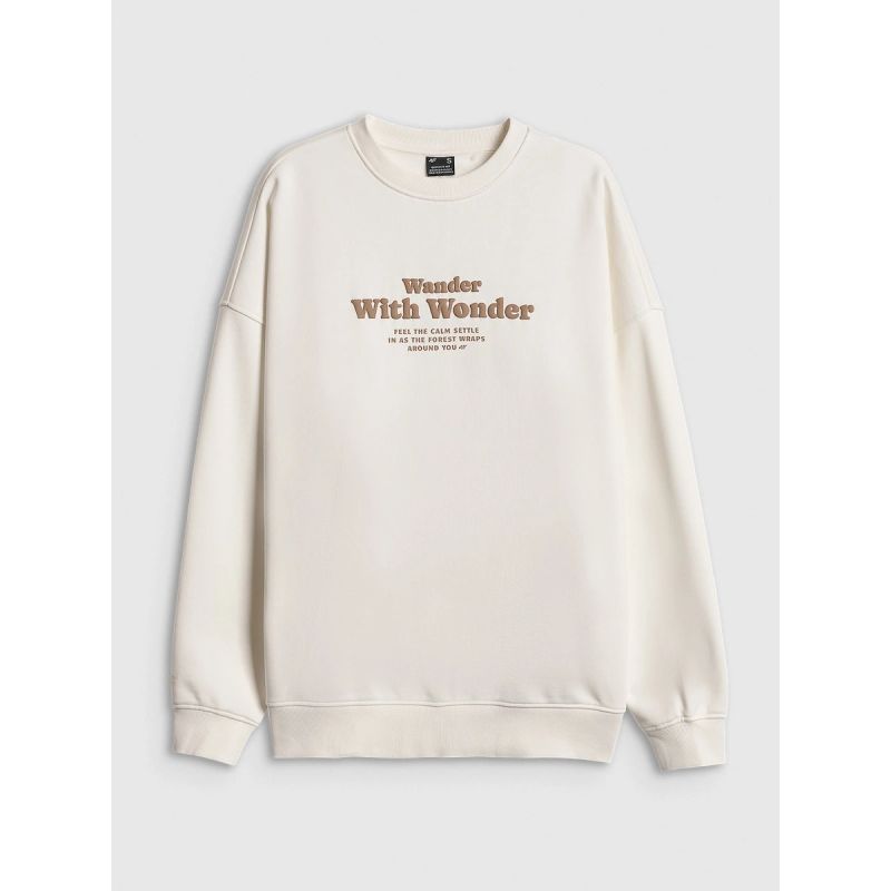 4F Women's oversize sweatshirt without hood női pulóver