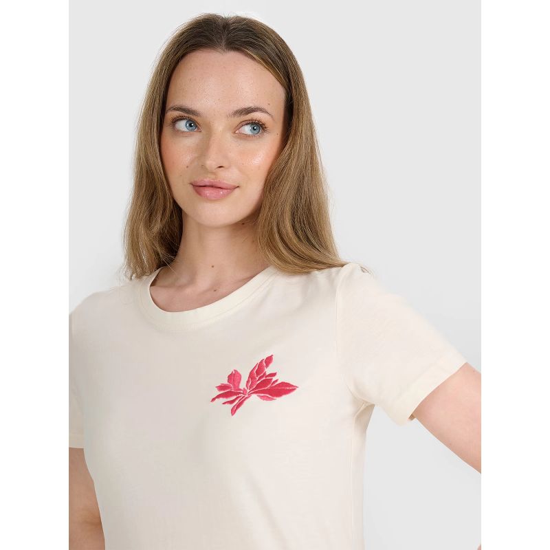 4f Women's regular printed T-shirt női Póló 4FRSS25TTSHF2693-11S