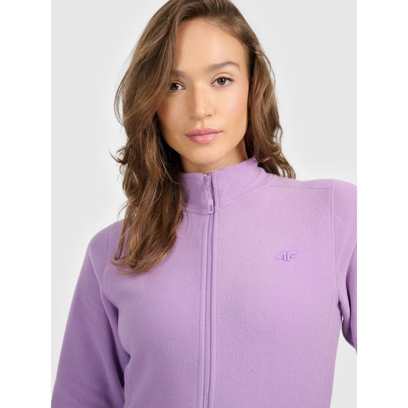 4F Women’s Slim-Fit Fleece with Stand-Up Collar dzseki 4FRAW25TFLEF496-52S