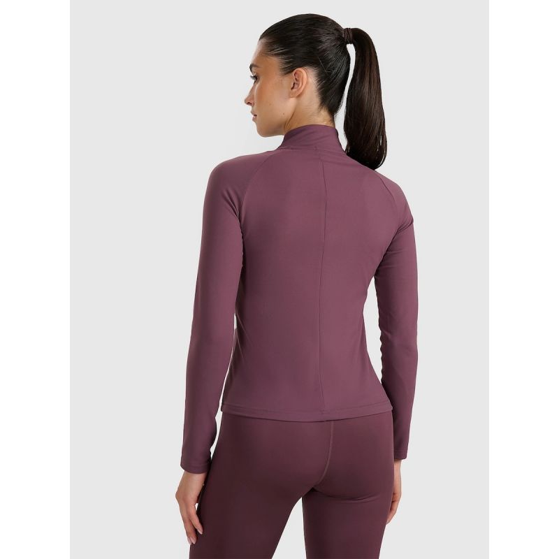 Women's slim quick-drying training sweatshirt 4F 4FRAW25TFSWF0808-81S női pulóver