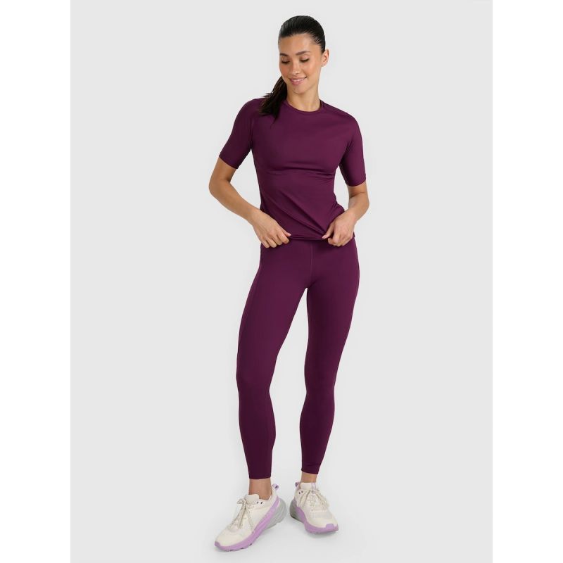 Women's slim quick-drying training T-shirt 4F 4FWAW25TFTSF1518-50S női póló