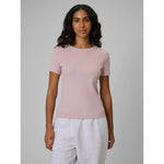 4F Women's slim ribbed T-shirt női