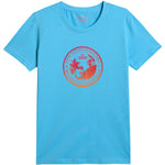 4F Women's T-shirt F2718 33S kék női póló 4FWSS26TTSHF271833S