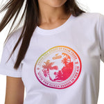 4F Women's T-shirt F2718 white 10S fehér női póló 4FWSS26TTSHF271810S