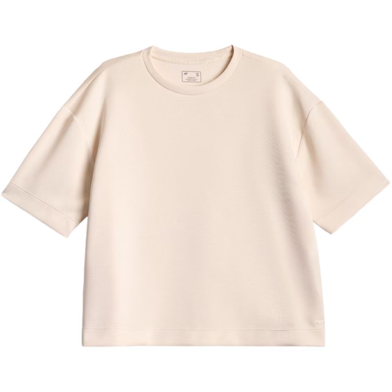 4F Women’s T-shirt F3489 cream 12S női póló, bézs