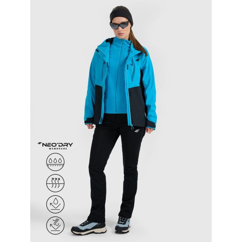 Women's trekking jacket 10000 membrane 4F női 4FWAW25TTJAF1011-33S