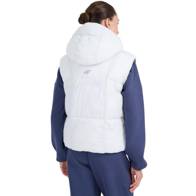4f Women's vest F299 cool light gray női Mellény 4FWAW25TVJAF29927S
