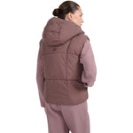 4F Women's vest F299 dark 80S barna női mellény