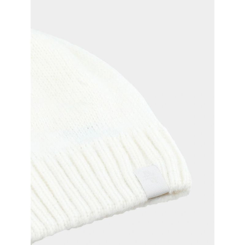 Women's winter hat 4F kötött sapka 4FWAW24ACAPF412-11S