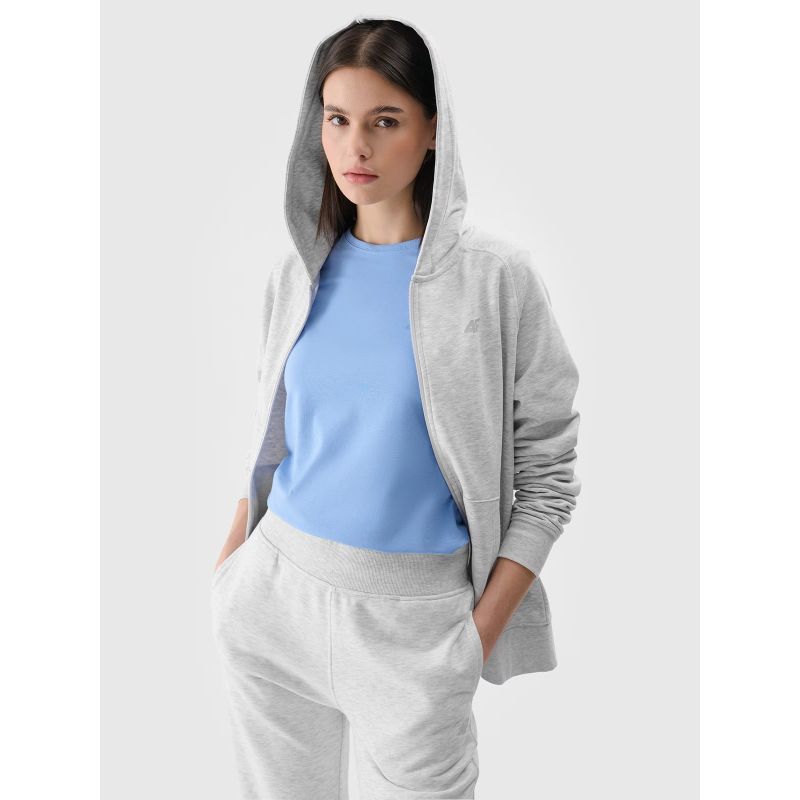 4f Women's zip-up hooded sweatshirt női pulóver 4FWMM00TSWSF1763-27M