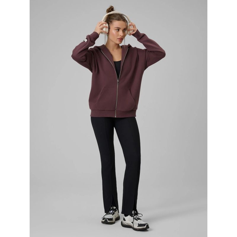 4F Zip-Up Hoodie női kapucnis pulóver