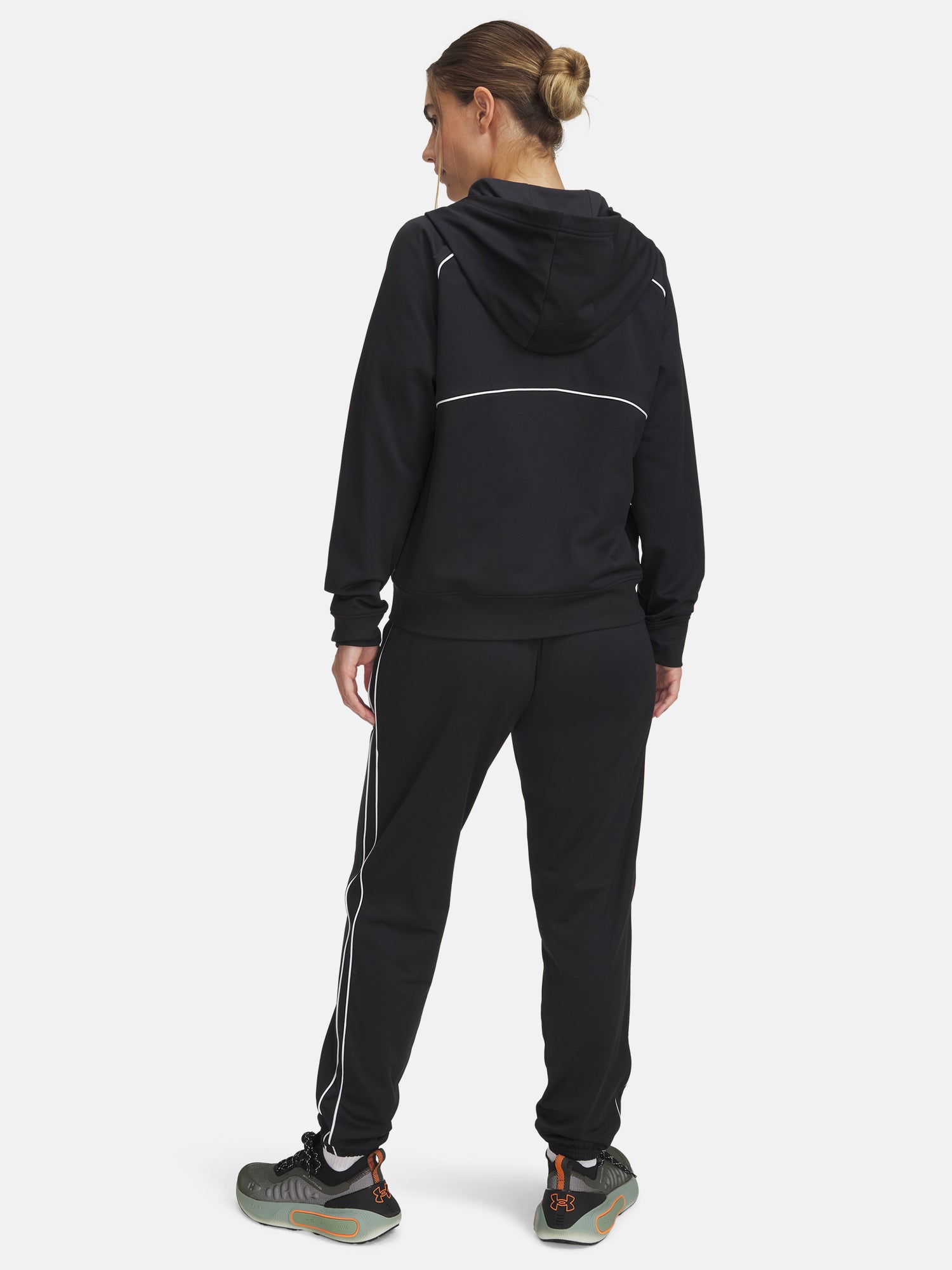 Under Armour Nõi UA Rival Tricot Tracksuit HD szett Melegítő fekete