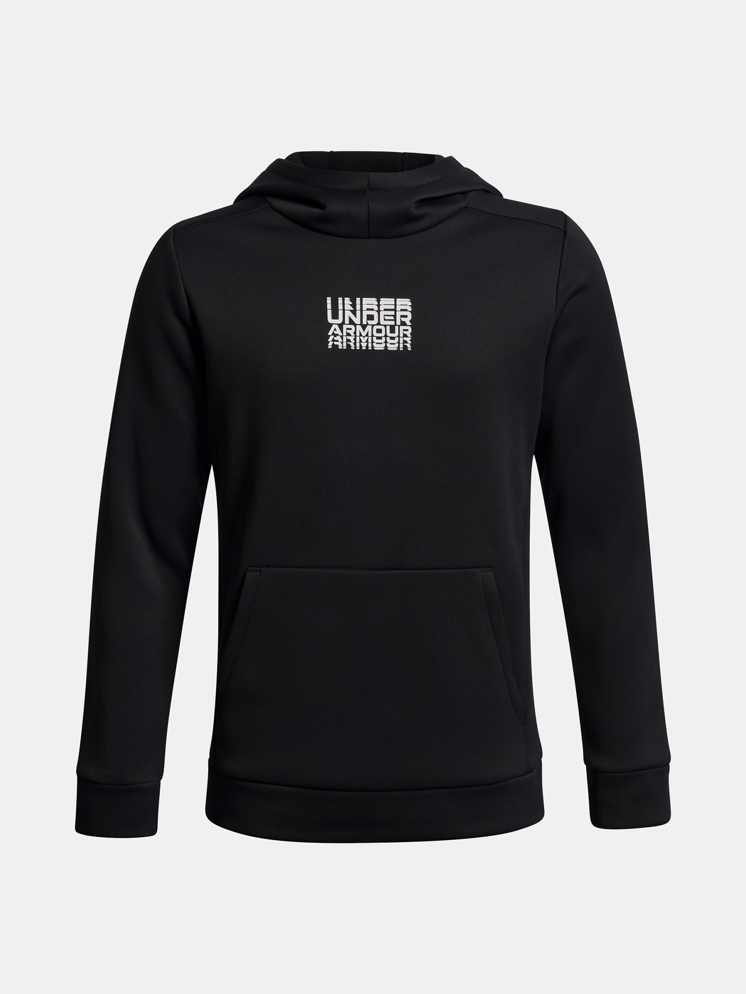 Under Armour Fiú pulóver UA Armour Flc Retro Grphc HD-BLK Pulóver