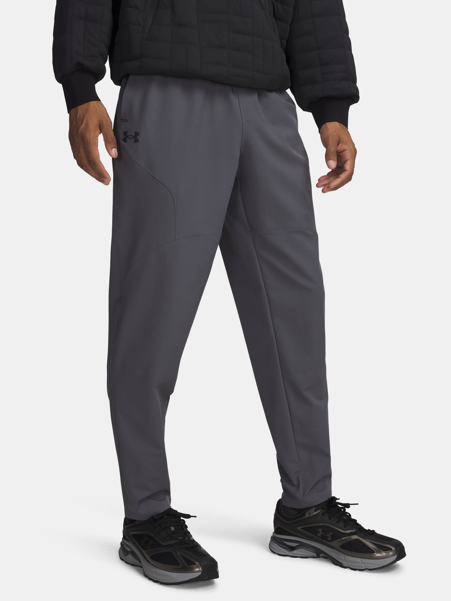 Férfi sportnadrág Under Armour UA Unstoppable Tapered Pants-GRY