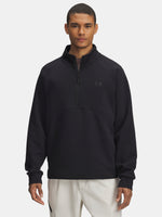 Férfi pulóver Under Armour UA Unstoppable Flc Half Zip-BLK