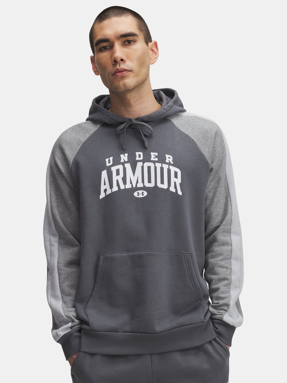 Under Armour Férfi pulóver UA Rival Flc CB Hood-GRY Pulóver