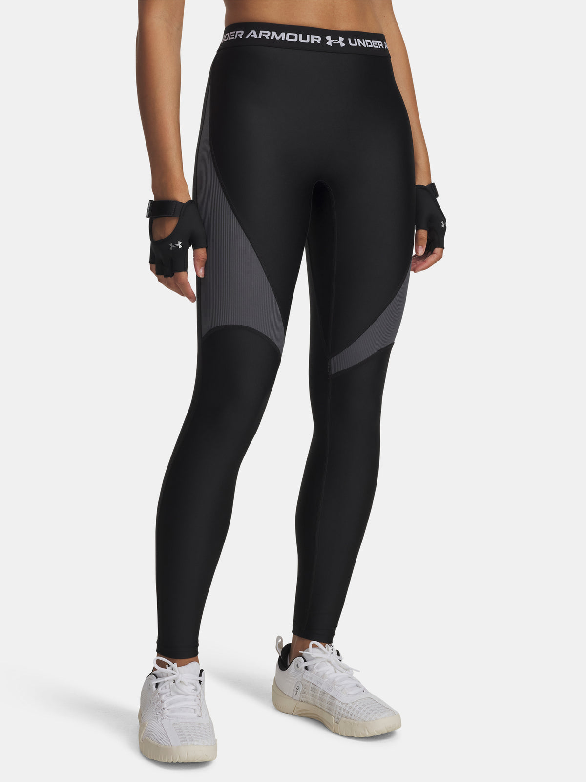 Under Armour Nõi leggings UA HG Rib Legging-BLK Leggings