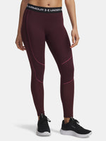 Under Armour Nõi UA ColdGear Textured -RED Leggings bordó