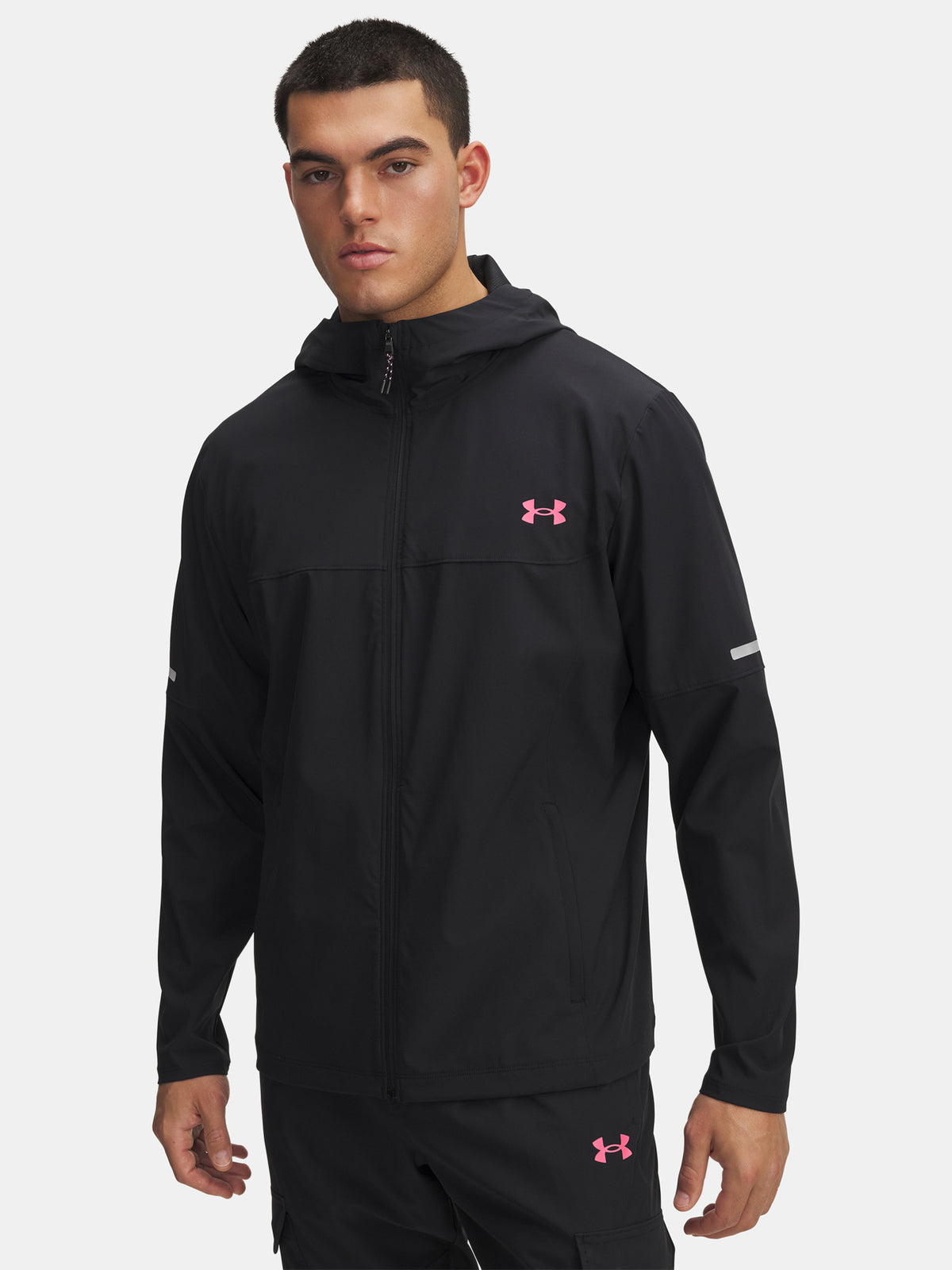 Under Armour Férfi UA Tech Utility Woven Jckt-BLK Kabát fekete